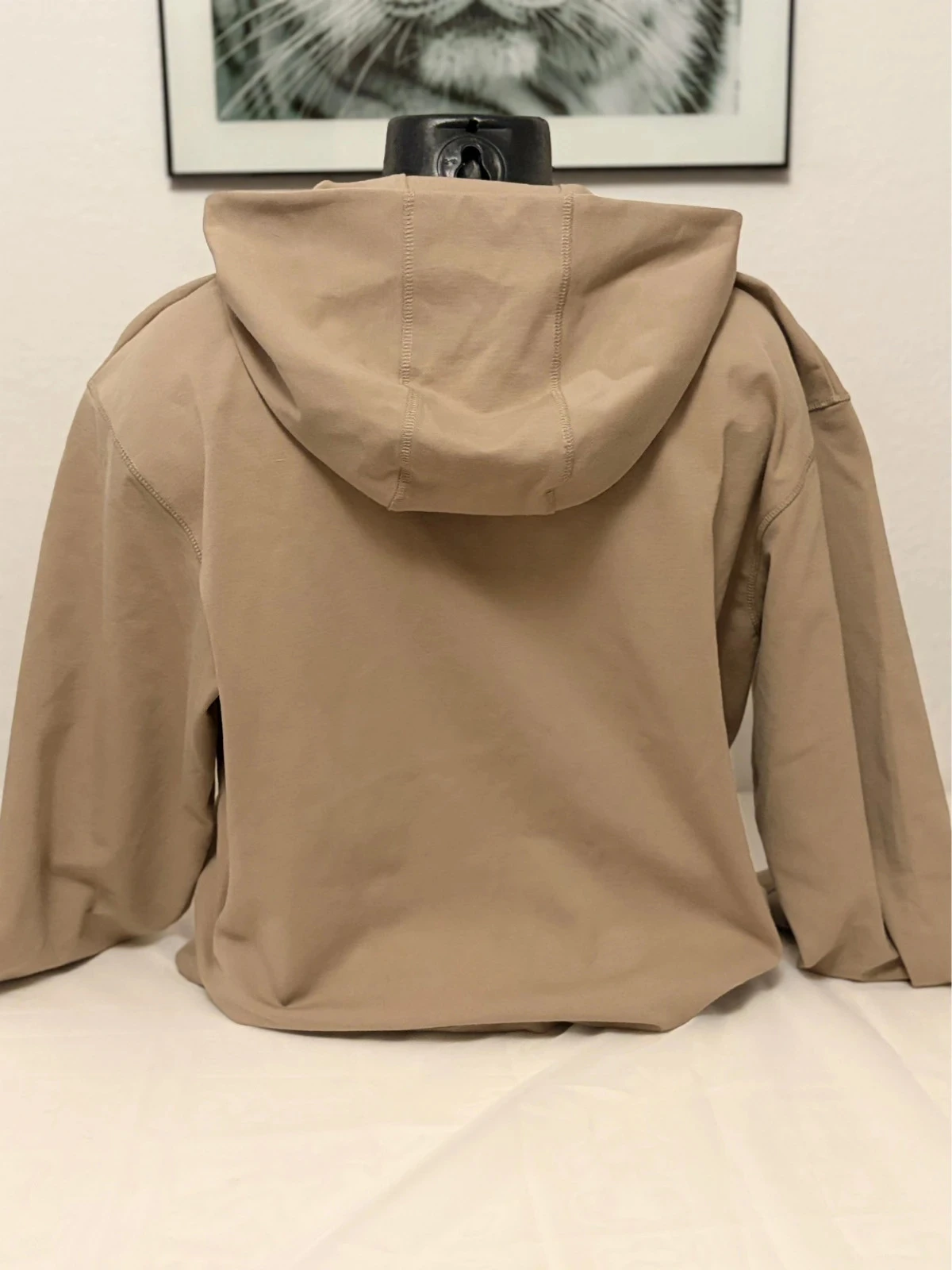 Jack & Jones Core stretch beige zip-up hoodie met capuchon voor heren XL – photo 6